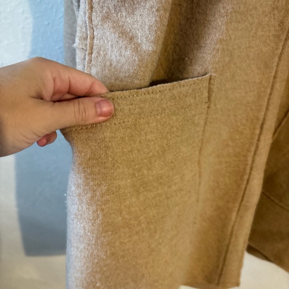 Eileen Fisher Women's Tan Boiled‎ Wool Jacket - Picture 3 of 9